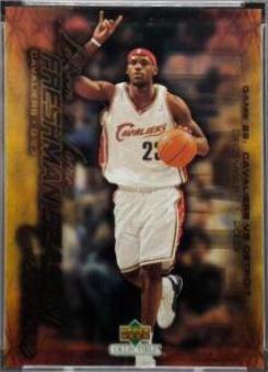 LeBron James #23 Basketball Cards 2003 UD Collectibles Freshman Season
