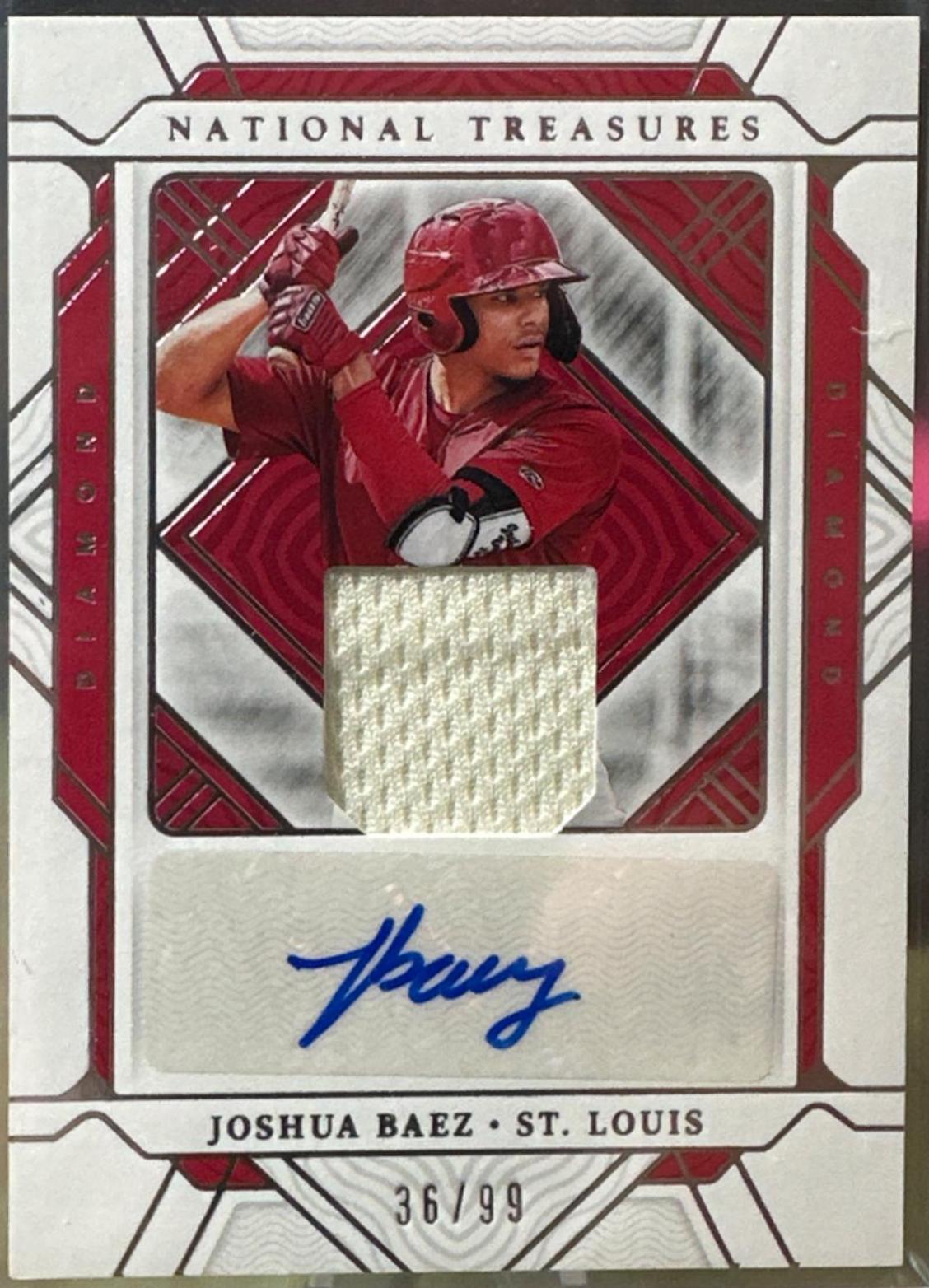 Joshua Baez #DA-JB Baseball Cards 2022 Panini National Treasures Diamond Autographs