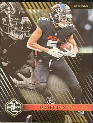 Drake London #5 Football Cards 2023 Panini Limited