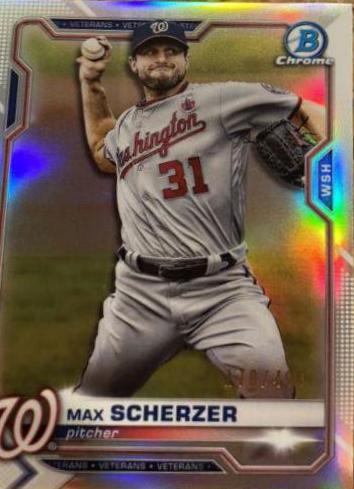 Max Scherzer [Refractor] #77 Cover Art