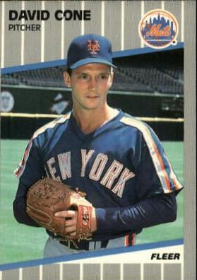 David Cone #31 Baseball Cards 1989 Fleer