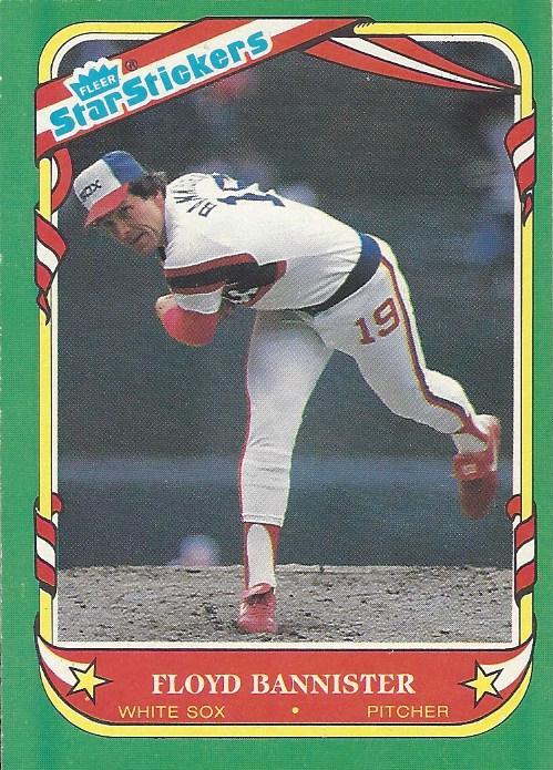 Floyd Bannister #3 Baseball Cards 1987 Fleer Star Stickers