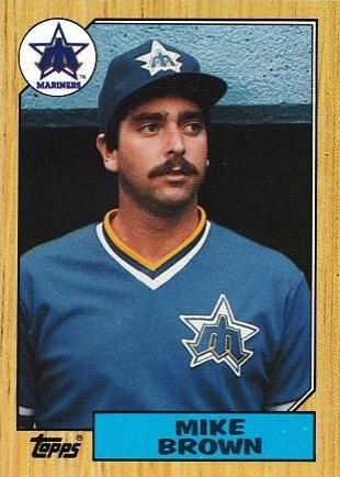 Mike Brown #271 Baseball Cards 1987 Topps