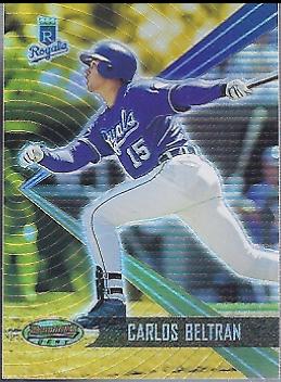 Carlos Beltran #36 Baseball Cards 2001 Bowman's Best