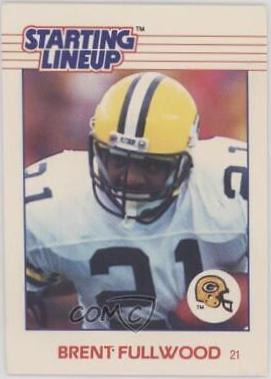 Brent Fullwood Football Cards 1988 Kenner Starting Lineup