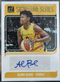 Alana Beard #SS-ABD Basketball Cards 2019 Panini Donruss WNBA Signature Series