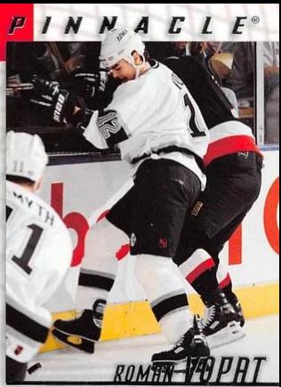 Roman Vopat #103 Hockey Cards 1997 Pinnacle Be A Player