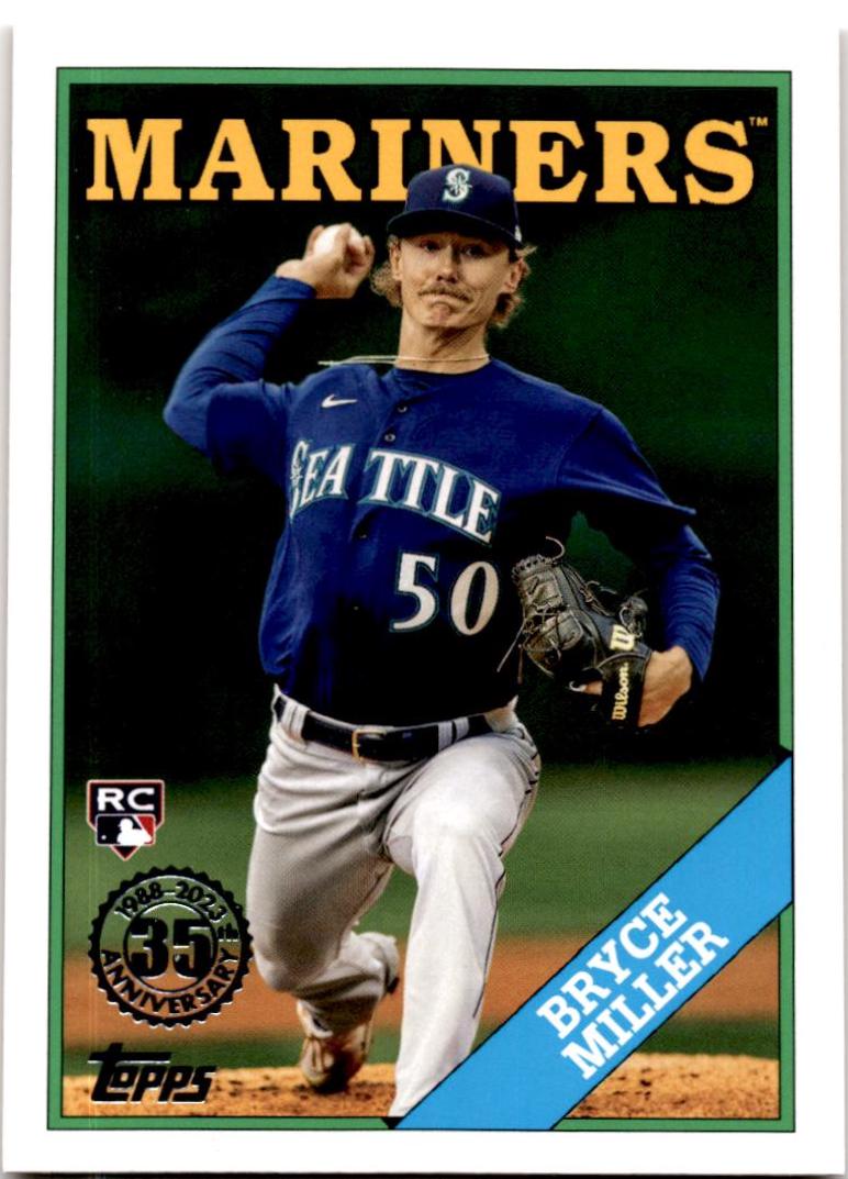 Bryce Miller #88US-37 Baseball Cards 2023 Topps Update 1988