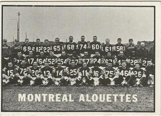 Montreal Alouettes Team