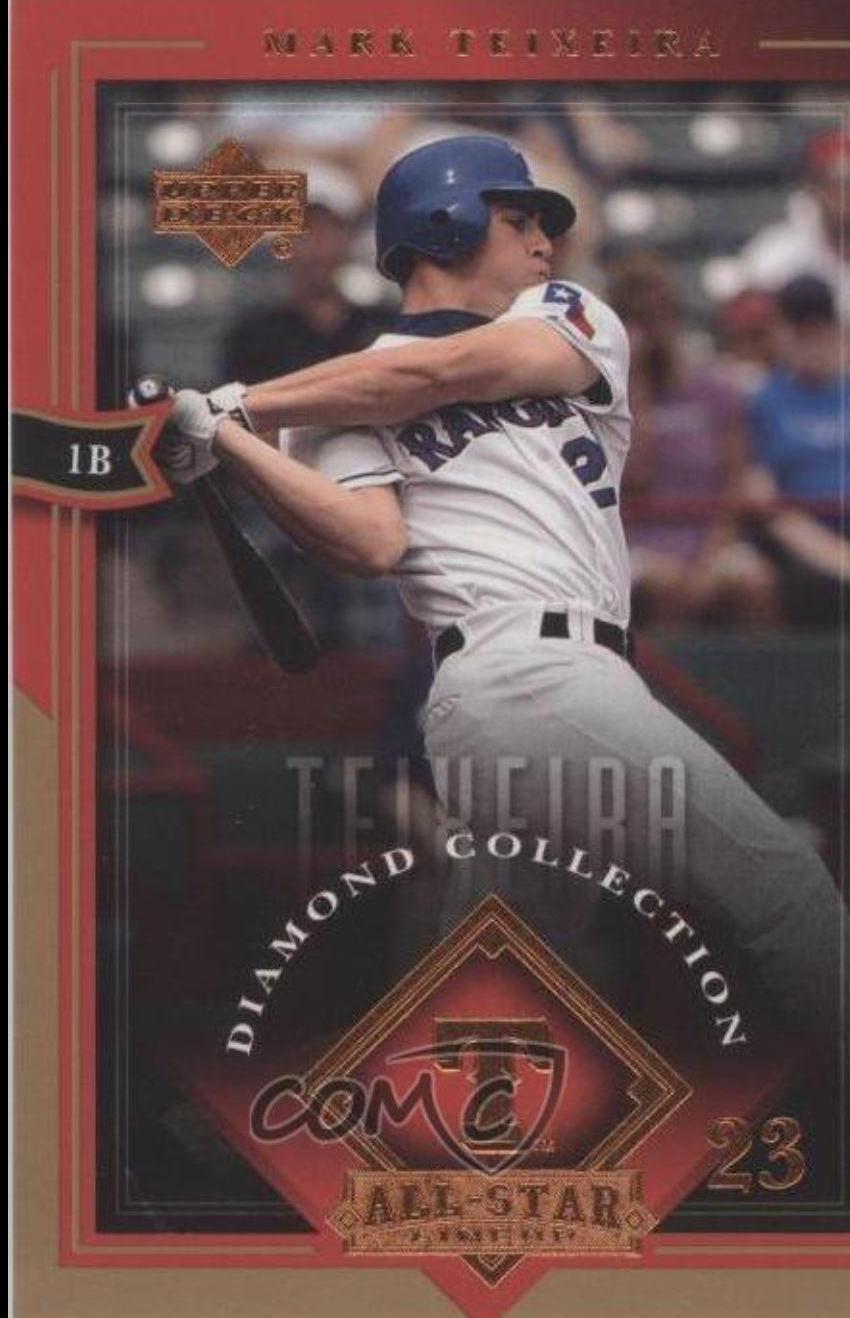 Mark Teixeira #86 Baseball Cards 2004 Upper Deck Diamond Collection All Star Lineup