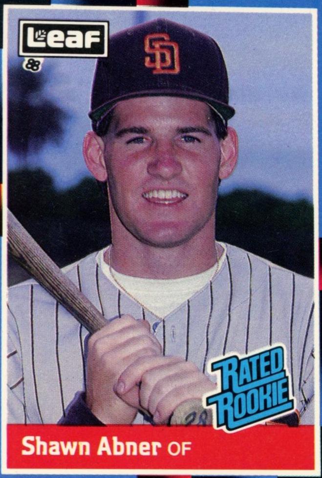 Shawn Abner #33 Baseball Cards 1988 Leaf