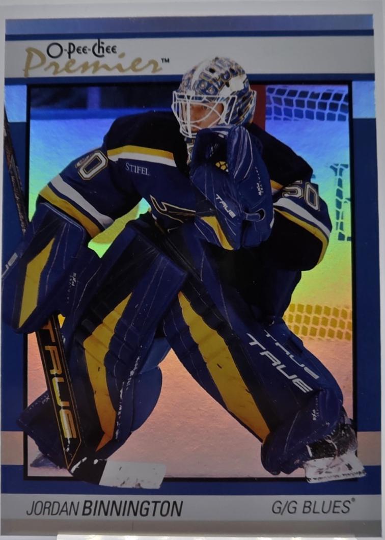 Jordan Binnington #P-24 2025 O Pee Chee Premier Hockey
