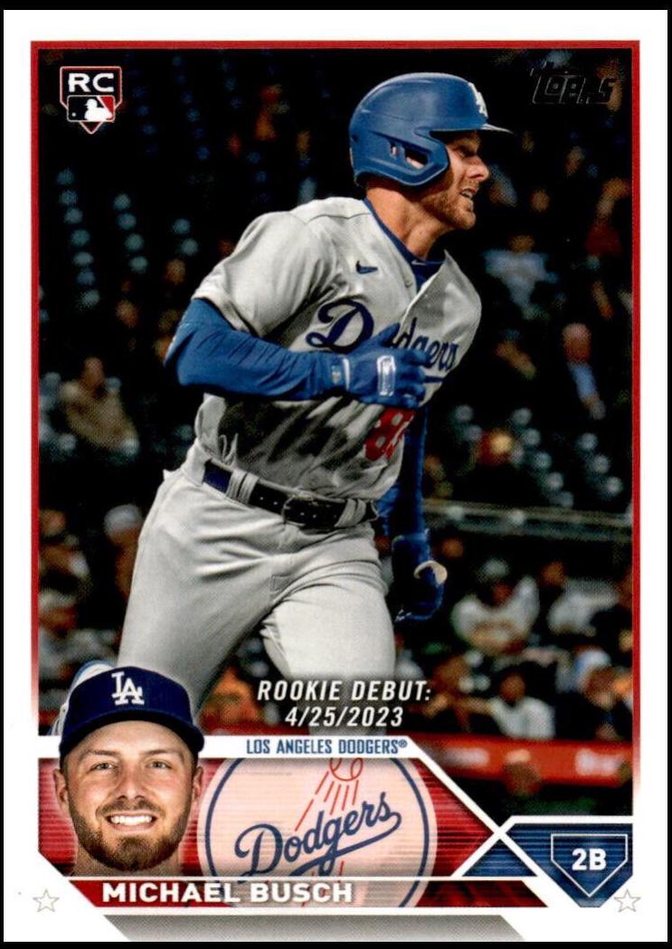 Michael Busch #US66 Baseball Cards 2023 Topps Update
