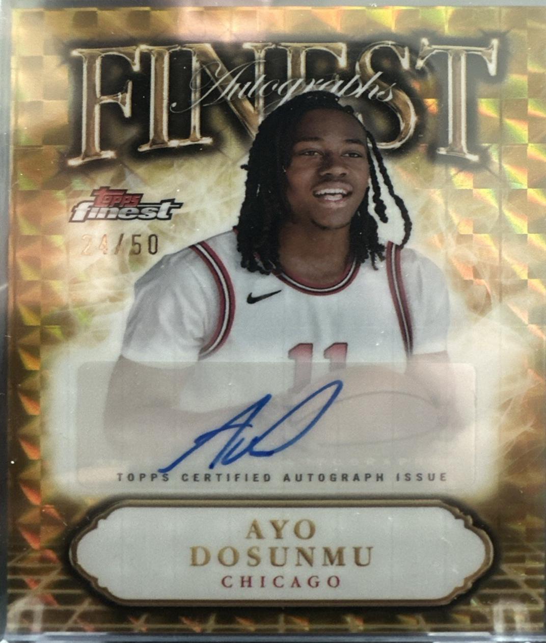 Ayo Dosunmu [Gold Geometric Refractor] #FA-AD