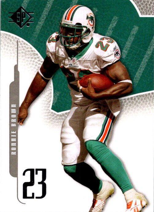 Ronnie Brown #5 Football Cards 2008 SP Authentic