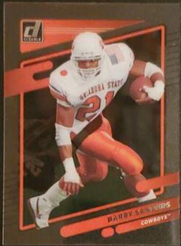Barry Sanders #3 Football Cards 2023 Panini Chronicles Draft Picks Clearly Donruss