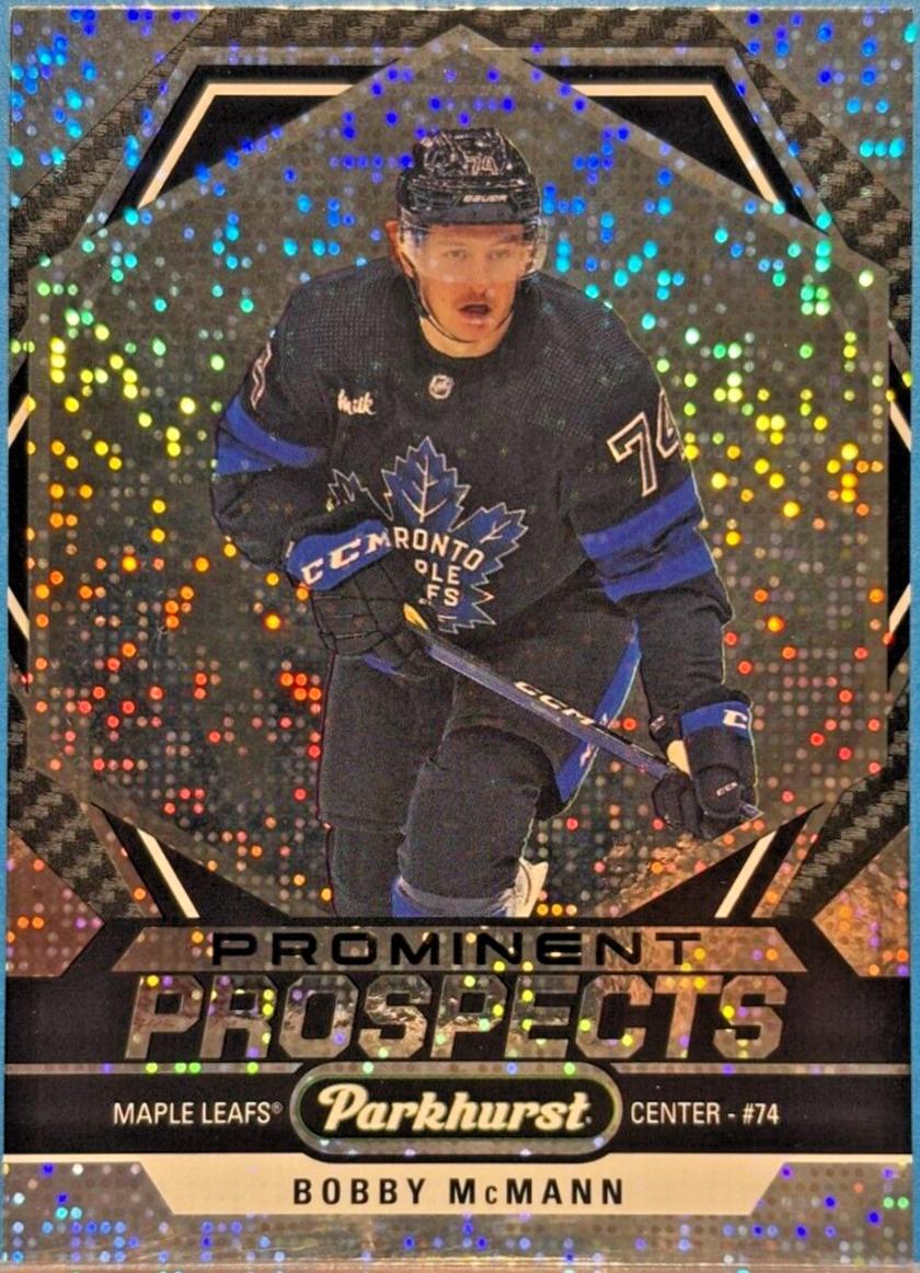 Bobby McMann #PP-BM Hockey Cards 2023 Parkhurst Prominent Prospects
