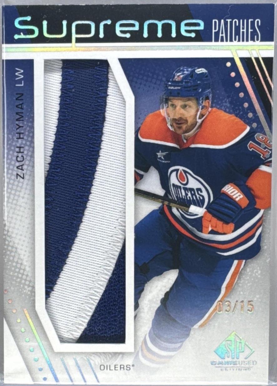Zach Hyman #SP-ZH 2025 Sp Game Used Supreme Hockey