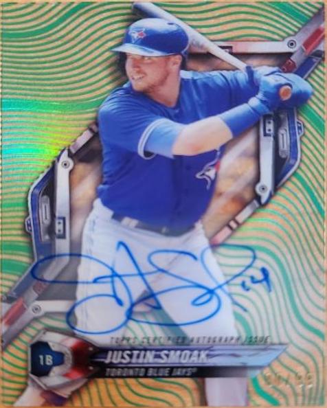 Justin Smoak [Autograph Green] #HT-JS