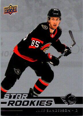Jake Sanderson #7 Hockey Cards 2022 Upper Deck NHL Star Rookies Box Set
