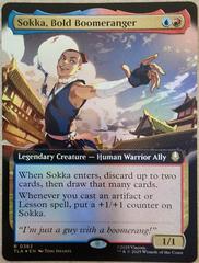 Sokka, Bold Boomeranger [Extended Art Foil] #383