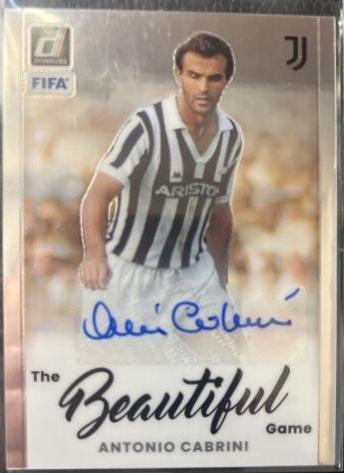 Antonio Cabrini #SS-CAB Soccer Cards 2022 Panini Donruss Signature Series