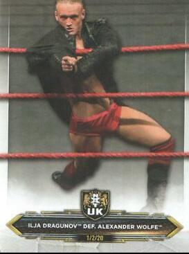 Ilja Dragunov, Alexander Wolfe #77 Wrestling Cards 2020 Topps WWE NXT