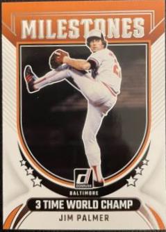 Jim Palmer #2 Baseball Cards 2024 Donruss Milestones