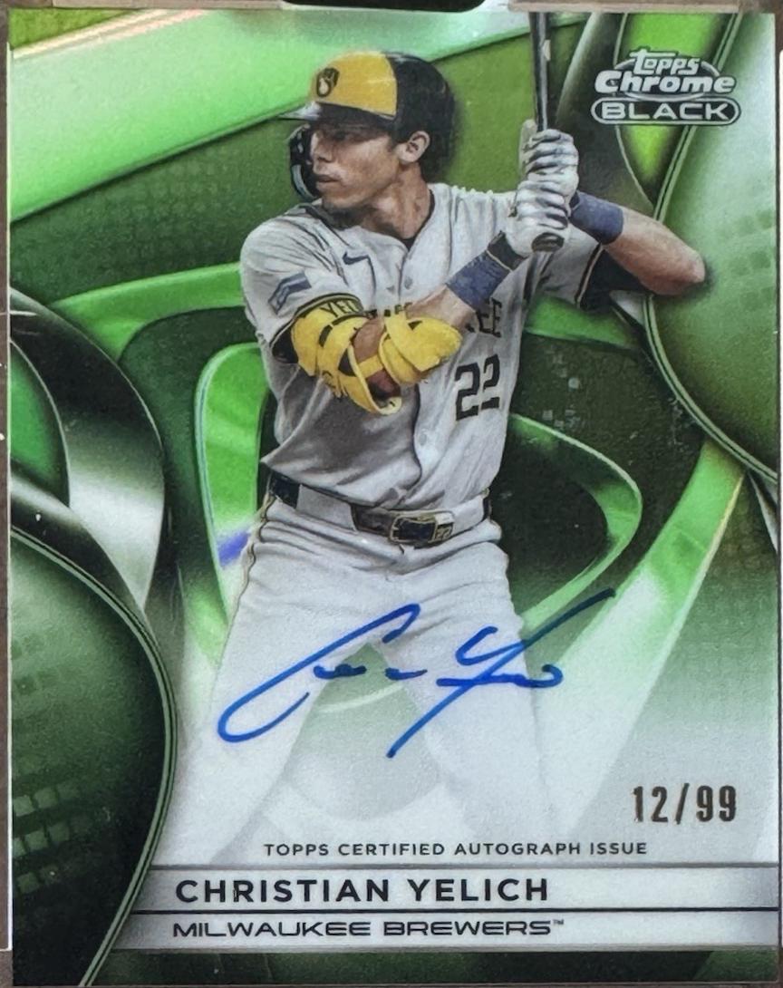 Christian Yelich [Green Refractor] #CBA-CY