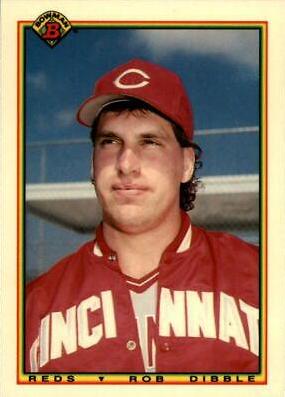 Rob Dibble #42 Baseball Cards 1990 Bowman Tiffany