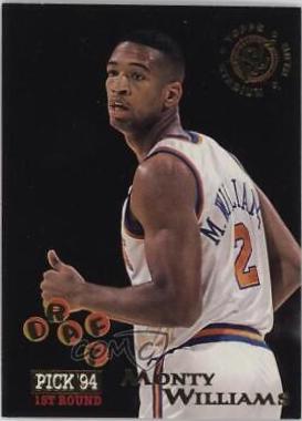 Monty Williams #325 Basketball Cards 1994 Stadium Club