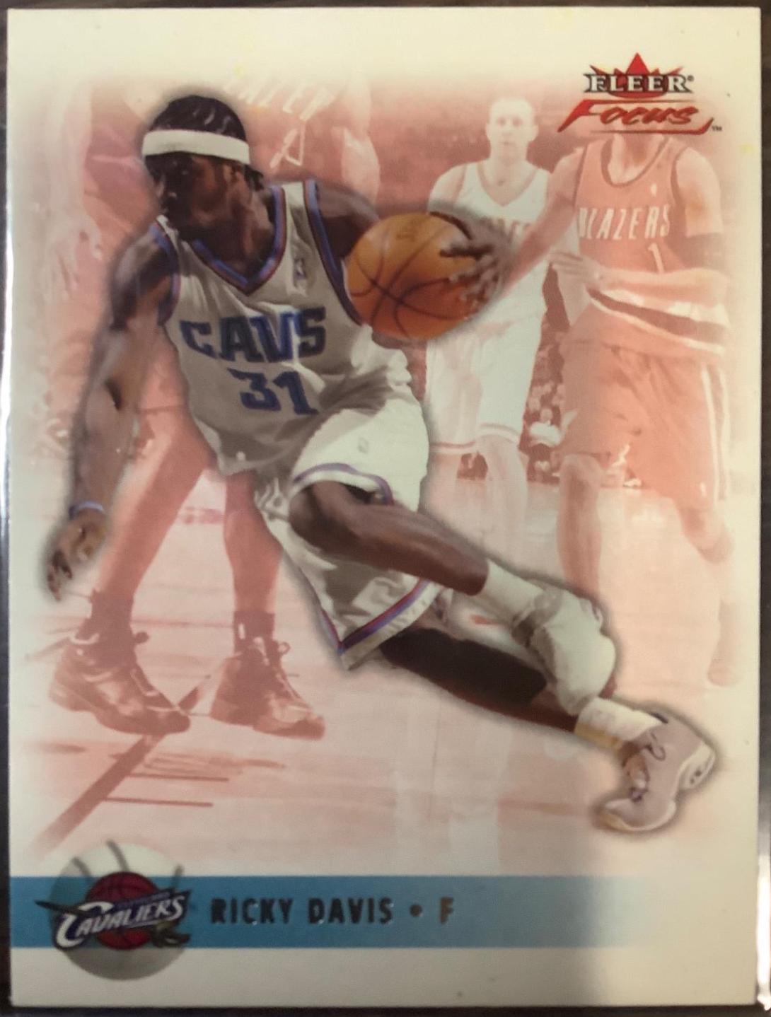 Ricky Davis #74 Basketball Cards 2003 Fleer Focus