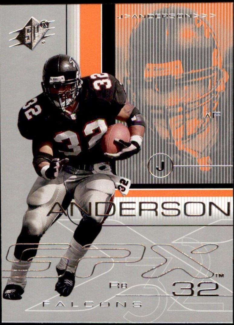 Jamal Anderson #3 Football Cards 2001 Spx