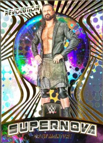 Drew McIntyre #1 Wrestling Cards 2022 Panini Revolution WWE Supernova