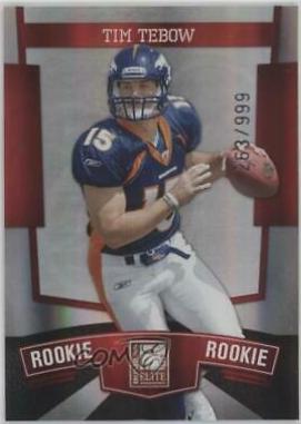 Tim Tebow #126 Football Cards 2010 Panini Donruss Elite