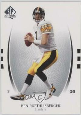 Ben Roethlisberger #6 Football Cards 2007 SP Authentic