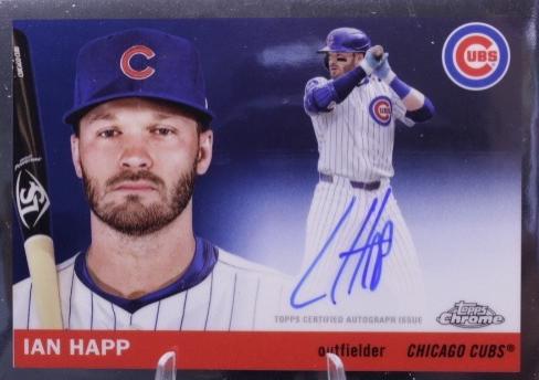 Ian Happ #CPA-IH 2025 Topps Chrome Platinum Autograph Baseball