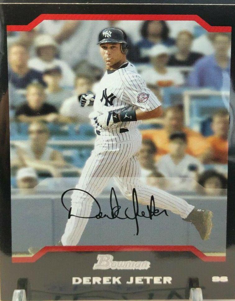 Derek Jeter #3 Baseball Cards 2004 Bowman