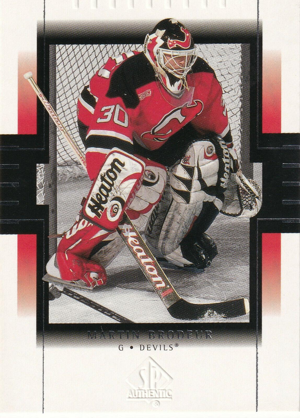 Martin Brodeur #49 Hockey Cards 1999 SP Authentic