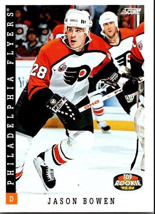 Jason Bowen #471 Hockey Cards 1993 Score