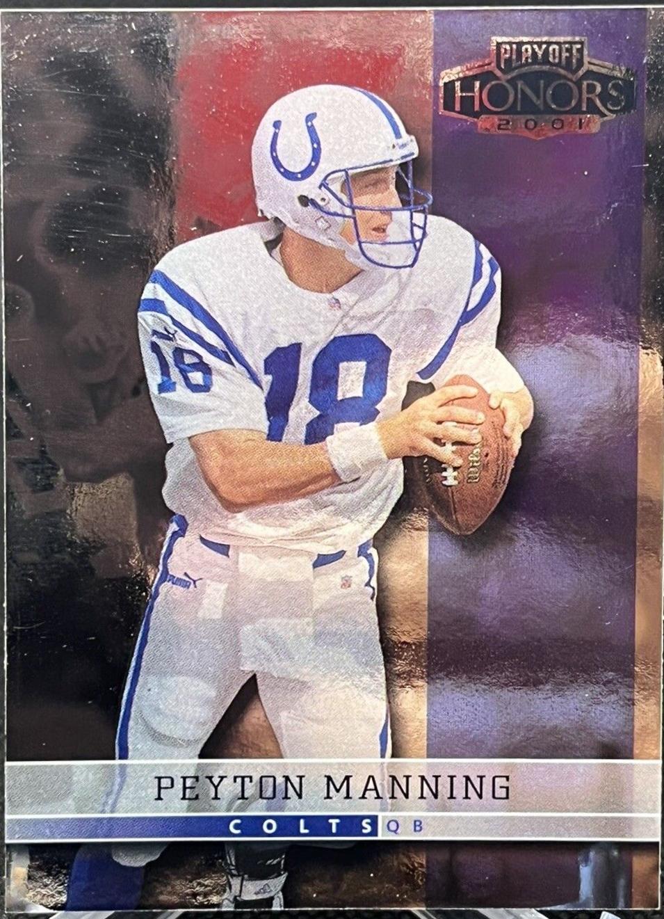 Peyton Manning #5 Football Cards 2001 Playoff Honors