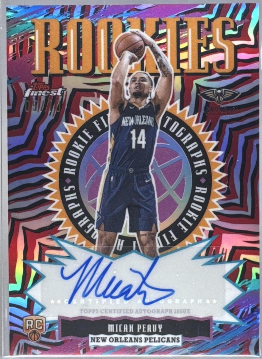 Micah Peavy [Red Black Geometric Refractor] #RFA-MP