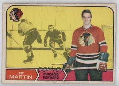 Pit Martin #18 Hockey Cards 1968 O-Pee-Chee