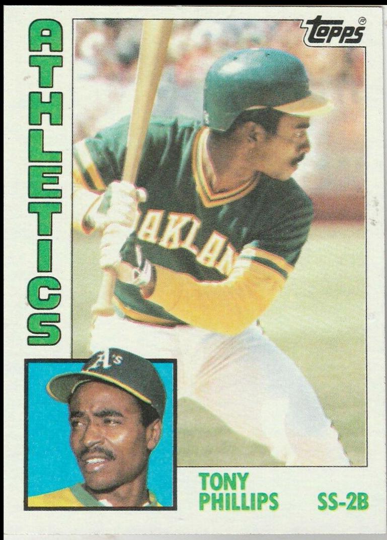 Tony Phillips #309 Baseball Cards 1984 Topps