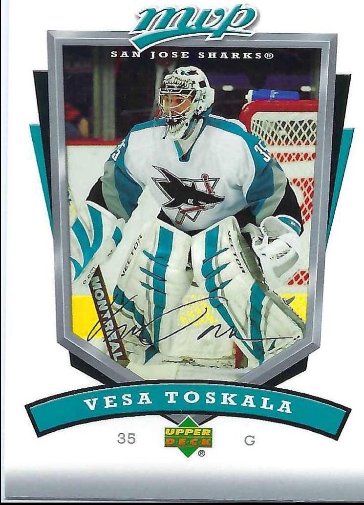 Vesa Toskala #241 Hockey Cards 2006 Upper Deck MVP