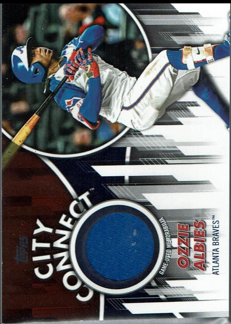 Ozzie Albies #CC-OA 2026 Topps Baseball City Connect Swatch Collection