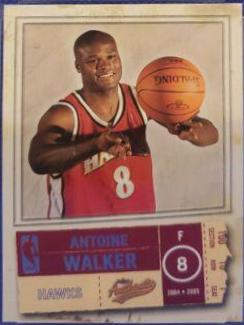 Antoine Walker #23 Basketball Cards 2004 Fleer Authentix