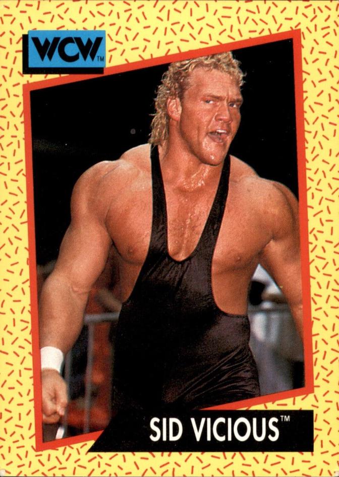 Sid Vicious #24 Wrestling Cards 1991 Impel WCW