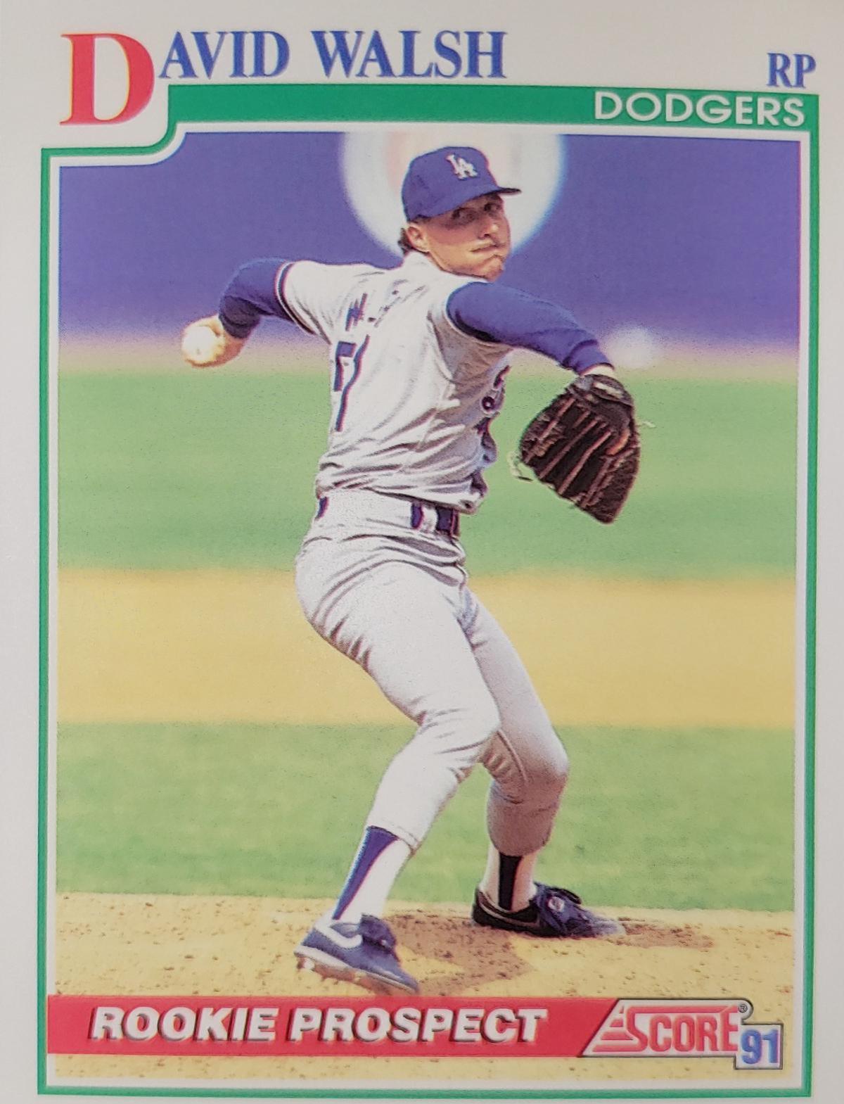 David Walsh #351 Baseball Cards 1991 Score