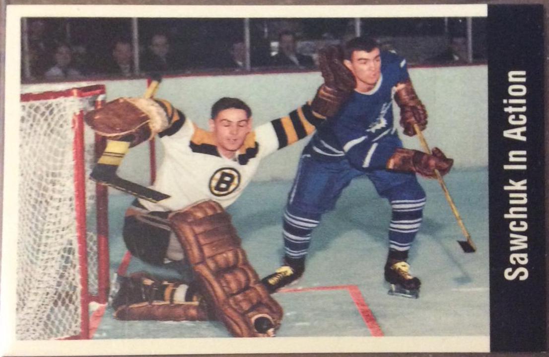 Sawchuk in action #168 Hockey Cards 1994 Parkhurst Missing Link